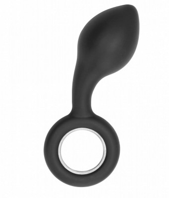 Анальный стимулятор SONO No.63 Dildo With Metal Ring - 13,5 см