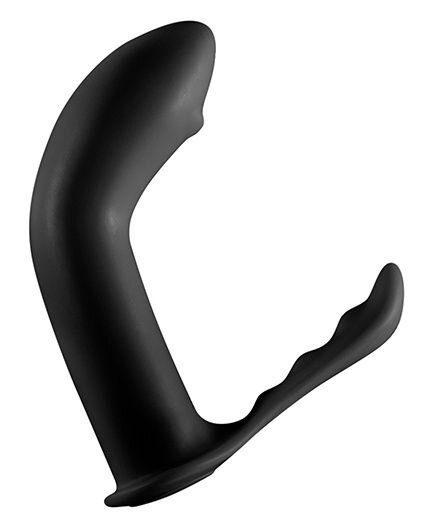 Стимулятор простаты PROSTATE PLUG - 12,5 см, цвет: черный