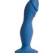 Анальная пробка Hercules, цвет: синий - 16 см