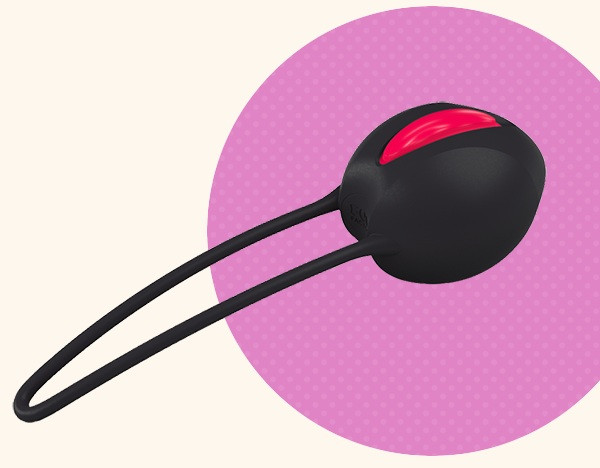 Вагинальный шарик Fun Factory Smartballs Uno, цвет: черный