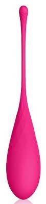 Тяжелый вагинальный шарик со шнурком, цвет: розовый