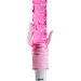 Вибромассажер с дополнительными отростками, цвет: розовый - 21 см