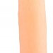 Фаллоимитатор-огурец на присоске - 25 см, цвет: телесный