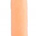Фаллоимитатор-огурец на присоске - 25 см, цвет: телесный