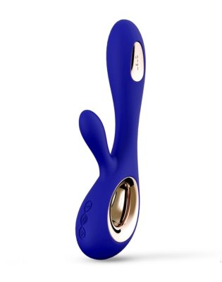 Вибратор-кролик Lelo Soraya Wave - 21,8 см, цвет: синий