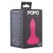 Анальная втулка с широким основанием POPO Pleasure, цвет: розовый - 11,9 см