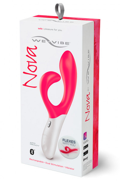 Вибромассажер We-Vibe Nova Pink с клиторальным отростком, цвет: розовый