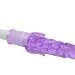 Вибратор с дополнительными отростками, цвет: фиолетовый - 21 см