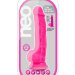 Реалистичный фаллоимитатор на присоске NEO 7.5INCH DUAL DENSITY COCK W. BALLS - 19 см, цвет: розовый