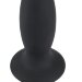 Анальная пробка Black Velvets Rechargeable Plug Large, цвет: черный - 14,7 см