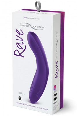 Вибромассажер We-Vibe Rave Purple, цвет: фиолетовый