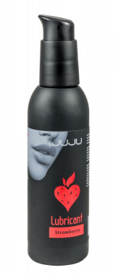 Съедобный лубрикант JUJU Strawberry с ароматом клубники - 150 мл.