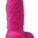 Фаллоимитатор на присоске Pleasures 4 - 14,2 см, цвет: розовый