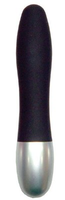 Миниатюрный вибратор DISCRETION - 8 см, цвет: черный