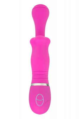 Вибромассажер The Charlotte Rose Rotating Ball, цвет: розовый - 23 см