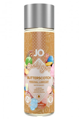Смазка Candy Shop Butterscotch на водной основе с ароматом ирисок - 60 мл.