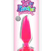 Анальная пробка Jelly Rancher Pleasure Plug Small, цвет: розовый - 10,2 см