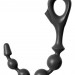 Анальная цепочка Pipedream EZ-Grip Beads, цвет: черный - 29,2 см
