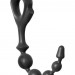 Анальная цепочка Pipedream EZ-Grip Beads, цвет: черный - 29,2 см