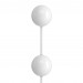 Вагинальные виброшарики Pipedream USB Kegel Balls, цвет: белый