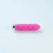 Текстурированный вибромассажер Charms Plush Raspberry Pink, цвет: розовый