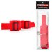 Меховые наручники на регулируемых черных пряжках, цвет: красный