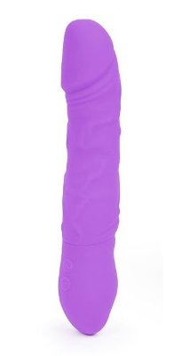 Вибратор-ротатор KING - 22,6 см, цвет: фиолетовый