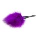 Мини-тиклер с перышками - 17 см, цвет: фиолетовый