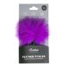 Мини-тиклер с перышками - 17 см, цвет: фиолетовый