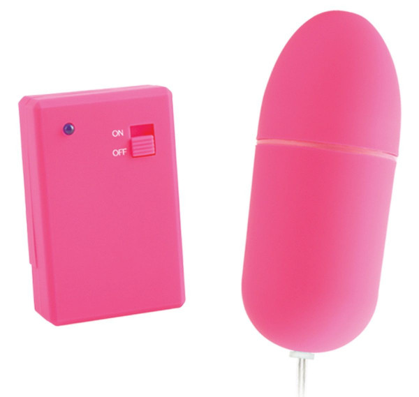 Розовое виброяйцо Pipedream Remote Control Bullet с пультом ДУ
