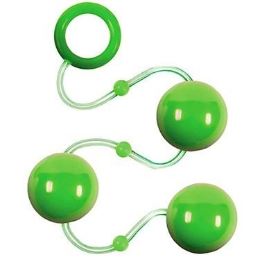 Анальные шарики Renegade Pleasure Balls, цвет: зеленый