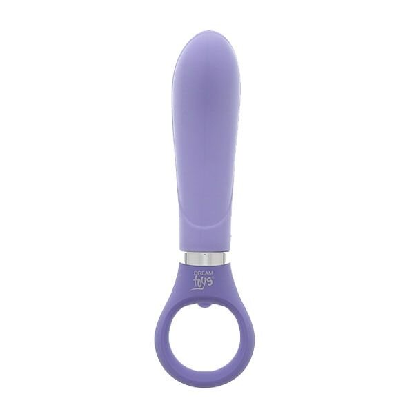 Анальный вибратор Good Vibes Ring-G Smooth, цвет: фиолетовый - 15,5 см