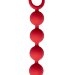 Анальная цепочка Appulse, цвет: бордовый - 15 см