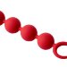 Анальная цепочка Appulse, цвет: бордовый - 15 см