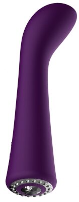 Вибромассажер для точки G Glimmer - 20,5 см, цвет: фиолетовый