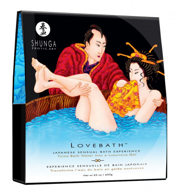 Соль для ванны Lovebath Ocean Temptation, превращающая воду в гель - 650 гр.