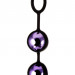 Вагинальные шарики TOYFA A-toys, цвет: фиолетово-черный - 14 см