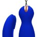 Вагинальные шарики Purity с пультом ДУ, цвет: синий