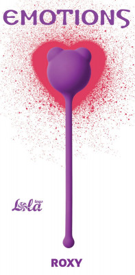 Вагинальный шарик Emotions Roxy, цвет: фиолетовый