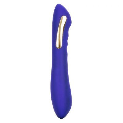 Вибратор с электростимуляцией Intimate E-Stimulator Petite Wand - 18,5 см, цвет: фиолетовый
