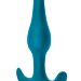 Анальная пробка Starter, цвет: бирюзовый - 10,5 см