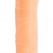 Реалистичный фаллоимитатор на присоске - 24 см, цвет: телесный