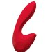 Вибратор Sense Max с клиторальным отростком - 16 см, цвет: красный