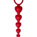 Анальная цепочка Love Beam, цвет: бордовый - 19 см