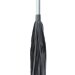 Плеть из кожи Gray с серебристой ручкой - 64 см, цвет: черный