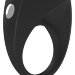 Эрекционное кольцо B6 с вибрацией, цвет: черный
