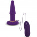 Анальная вибропробка Apex Large Butt Plug Purple, цвет: фиолетовый - 15 см