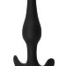 Анальная пробка Starter, цвет: черный - 10,5 см