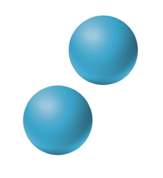 Вагинальные шарики без сцепки Emotions Lexy Medium, цвет: голубой