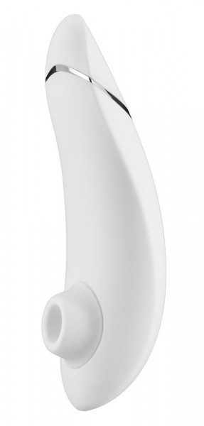 Бесконтактный клиторальный стимулятор Womanizer Premium, цвет: белый